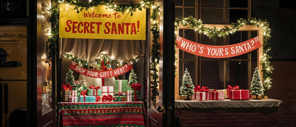 Decorations for Outdoor Secret Santa Parties